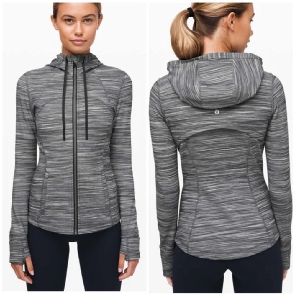 Lululemon Women's Gray Zip-Up Hoodie